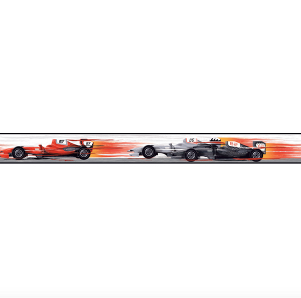 race car wallpaper border
