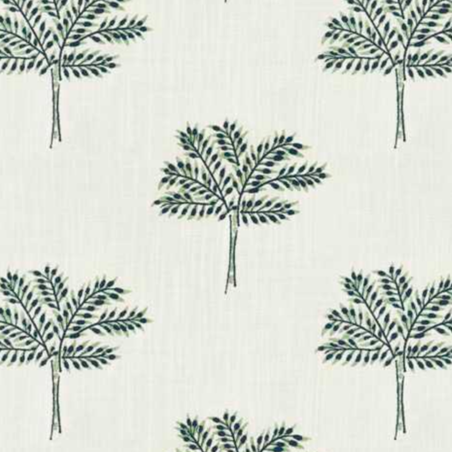 Embroidered Palms Fabric