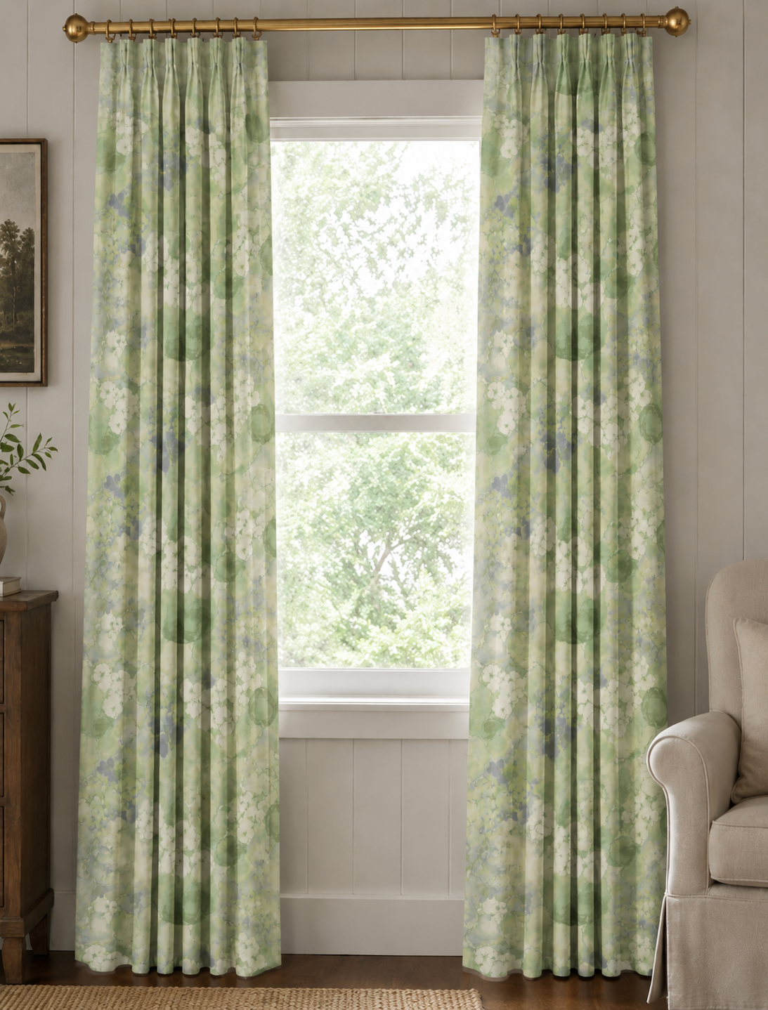 Boomerang Pinch Pleated Drapery Panels