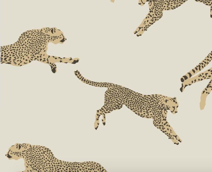 Leaping Cheetah Wallpaper