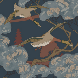 Grand Flying Ducks Wallpaper