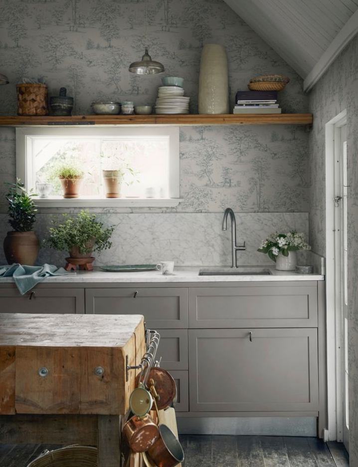 Montefort Wallpaper Urban American Dry Goods Co.