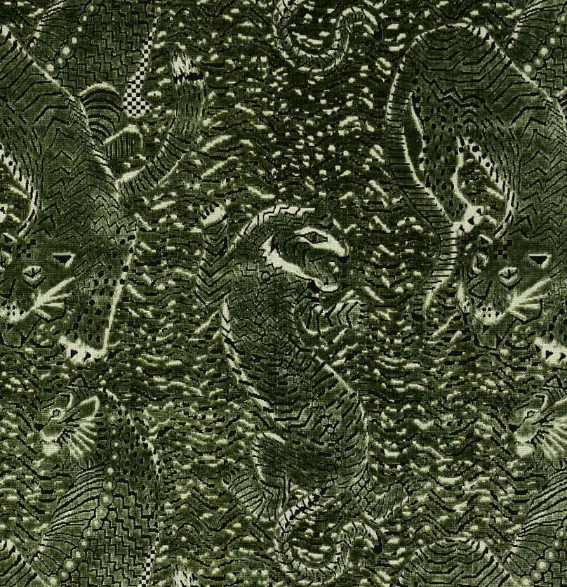 Tigress Velvet Fabric