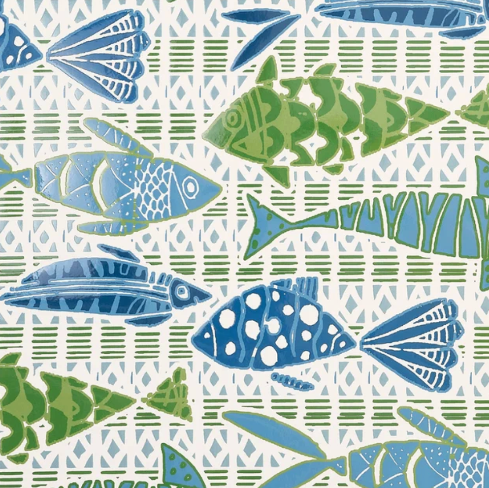 Batik Fish Wallpaper