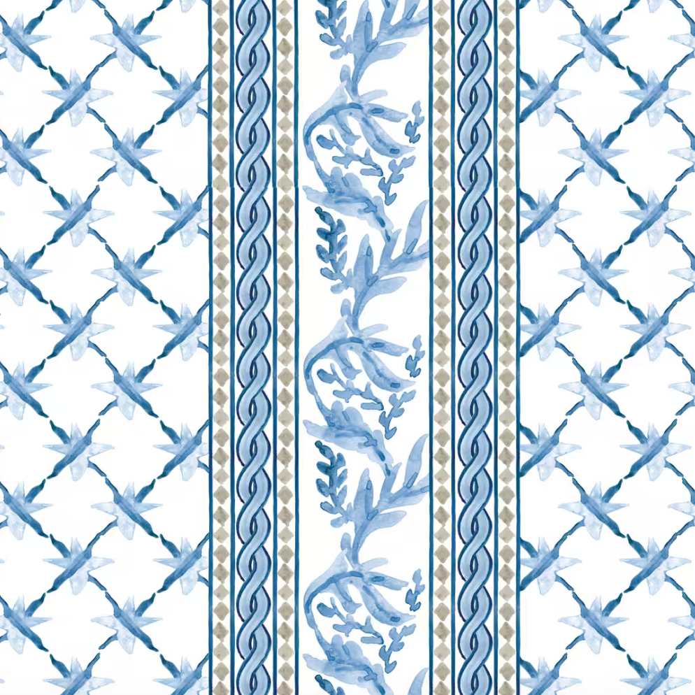 Ribbon Stripe Wallpaper