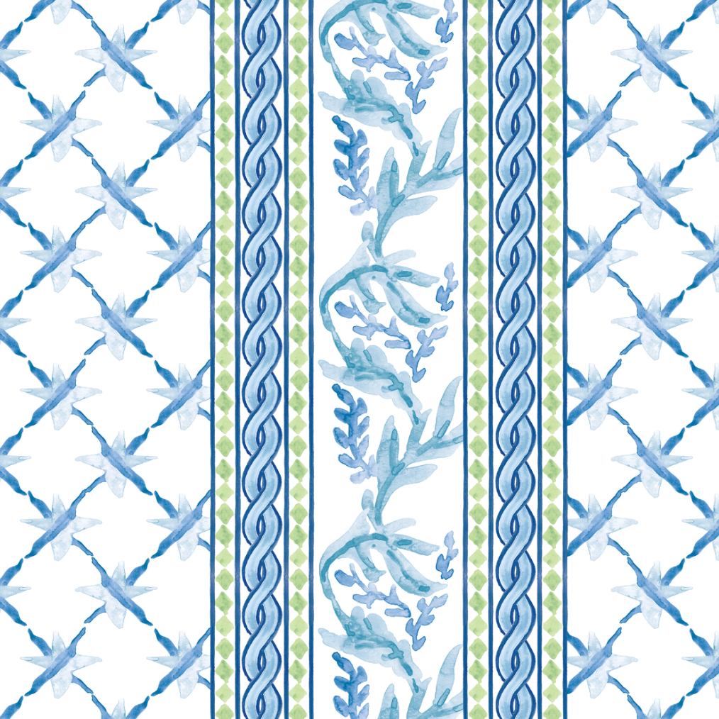 Ribbon Stripe Wallpaper