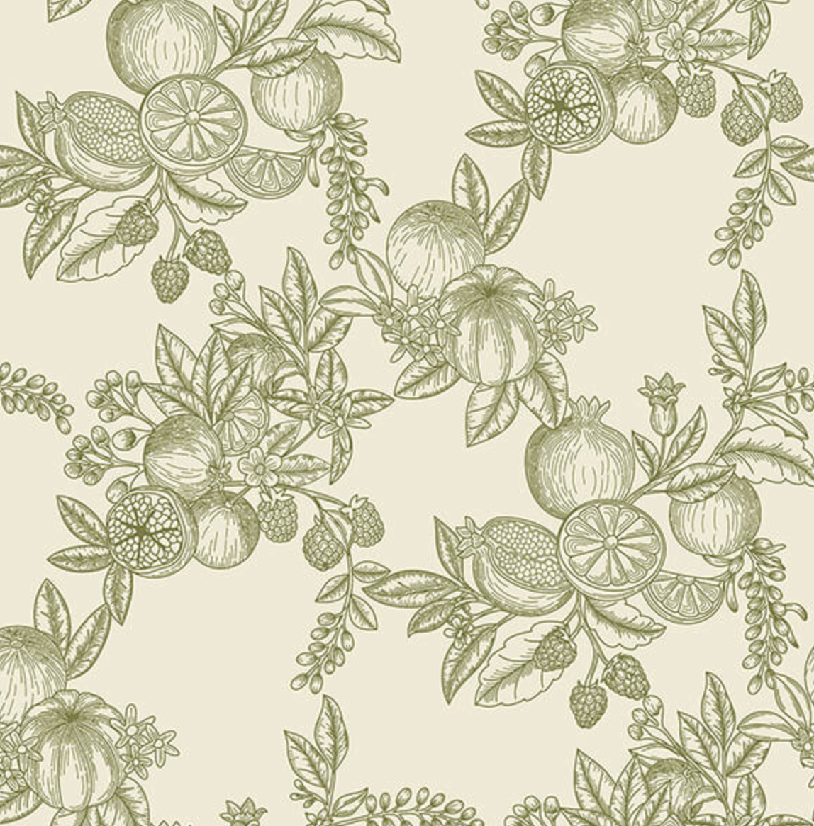 Gerty Fruit Toile Wallpaper