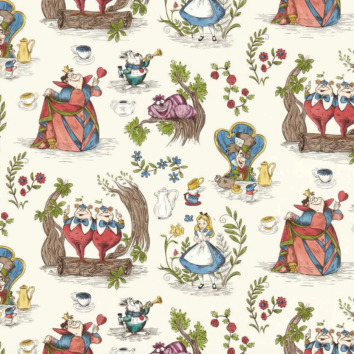Alice and Wonderland Wallpaper