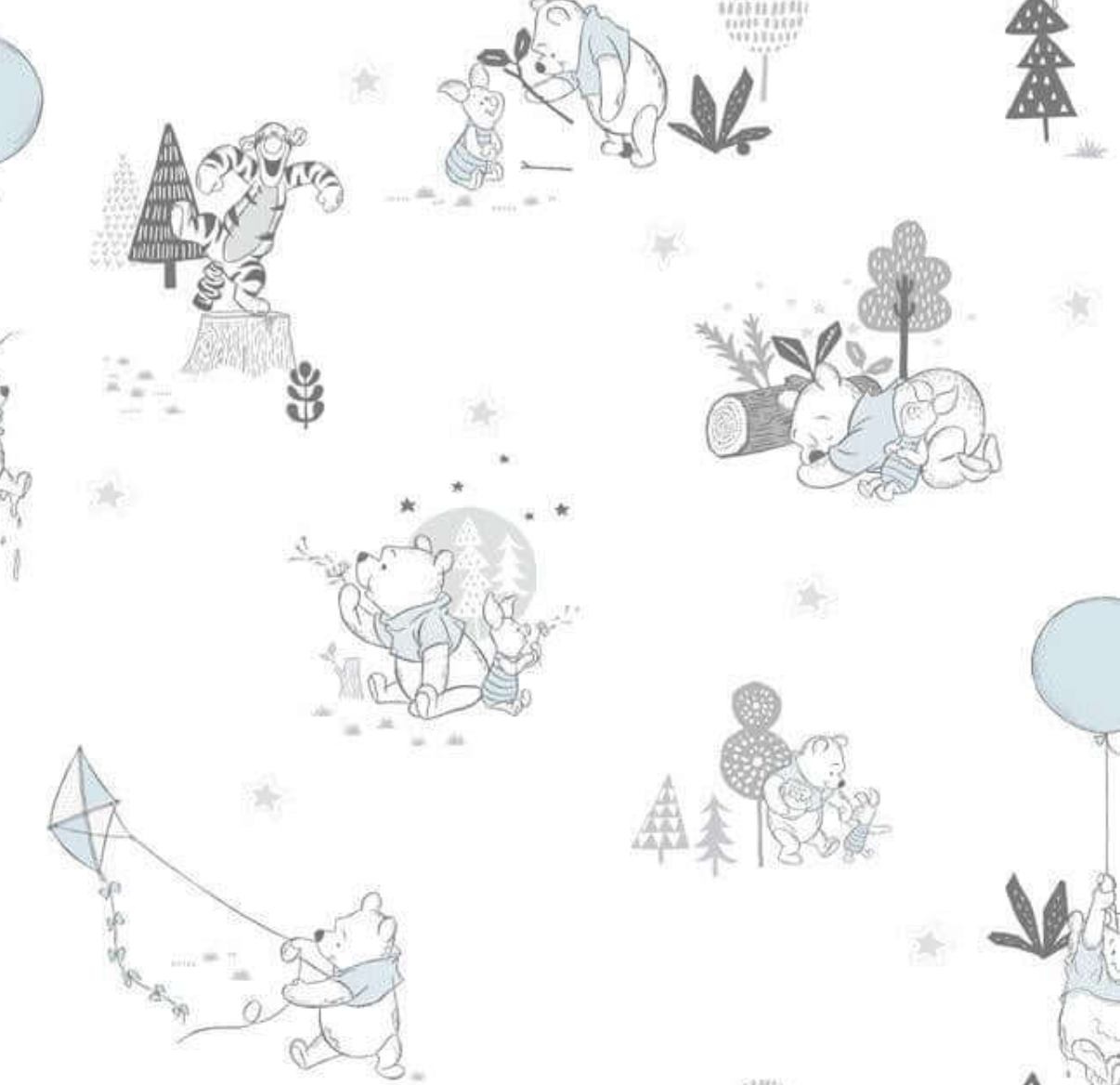 Disney Winnie the Pooh Playmates Wallpaper