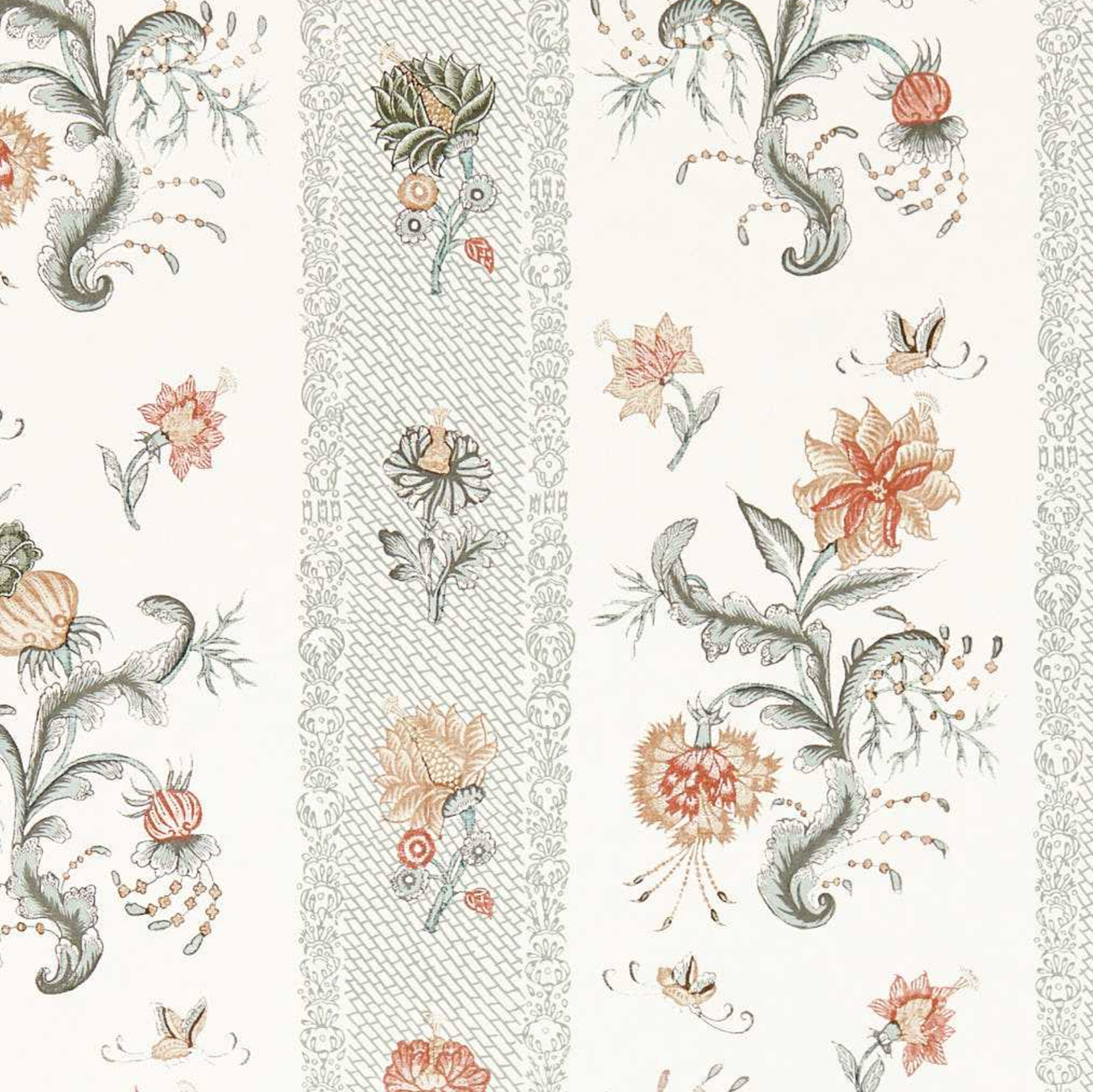 Papaver Stripe Wallpaper