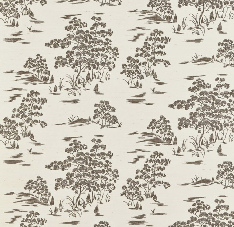 Katsura Embroidered Tolle Wallpaper