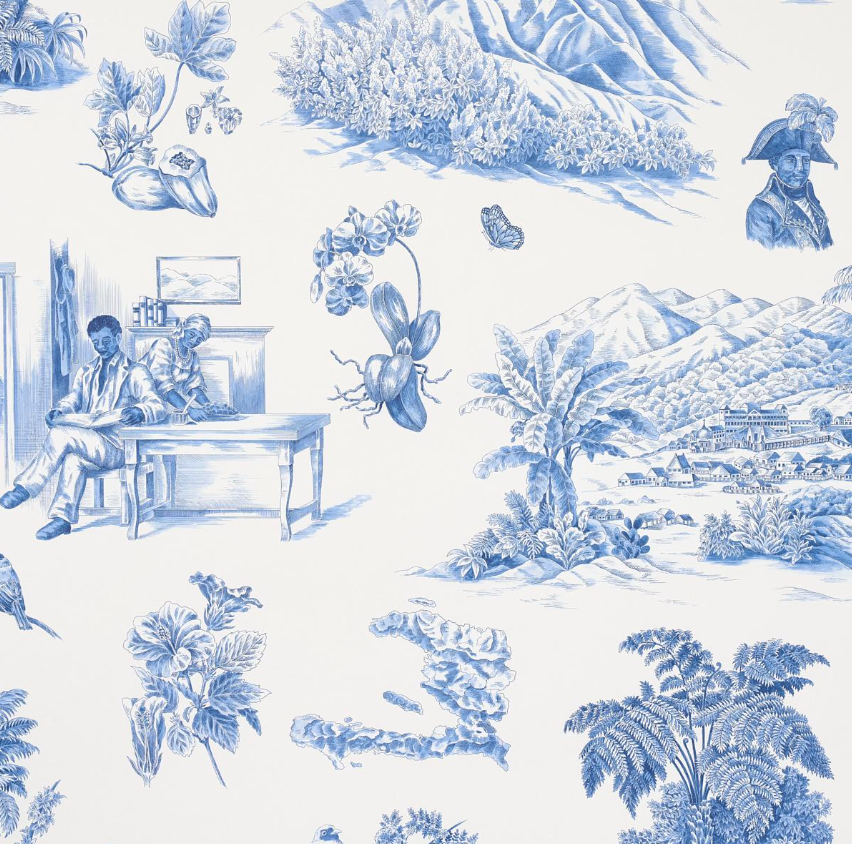 Toussaint Toile Wallpaper