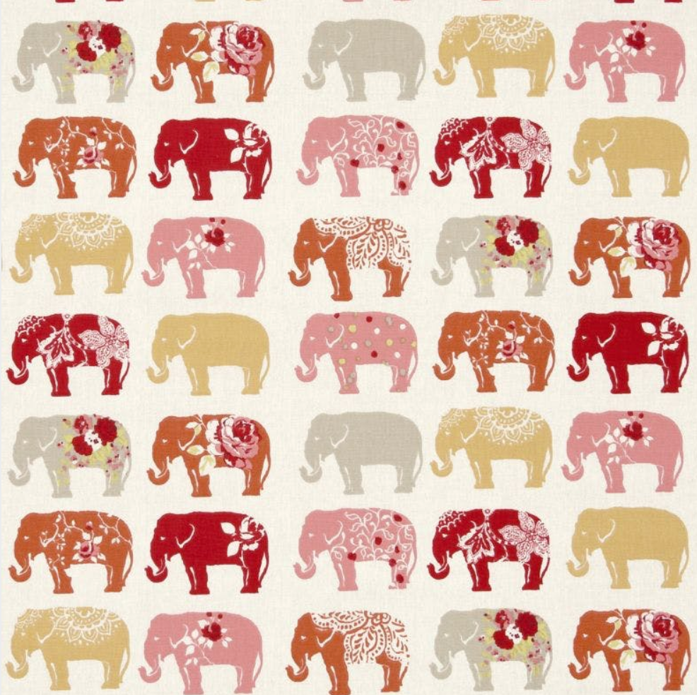 Elephants Fabric