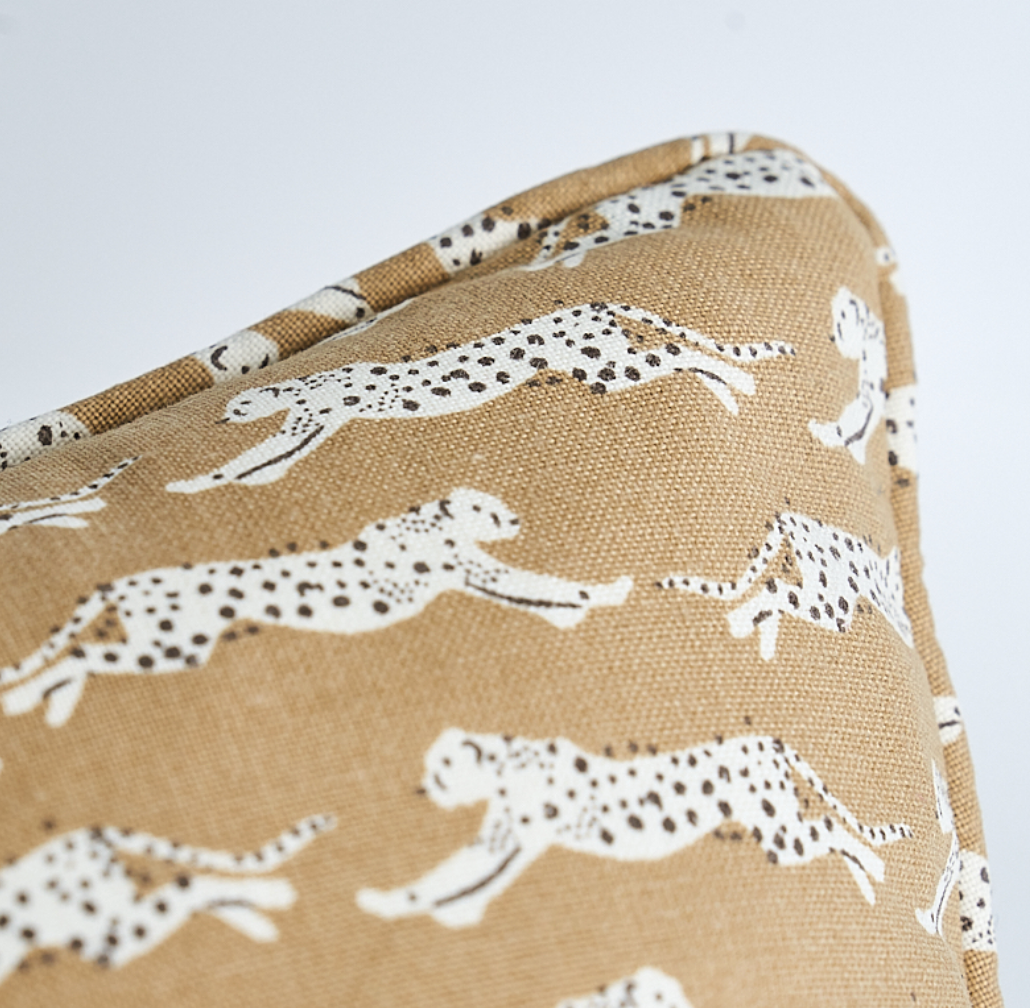 Leaping Leopards Pillow - Urban American Dry Goods Co.