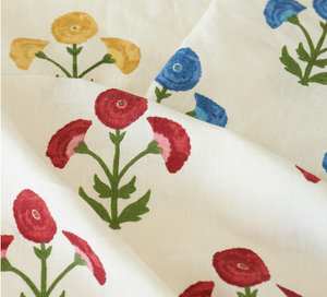 Saranda Flower Embroidery Fabric