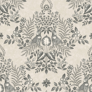 Cottontail Toile Wallpaper
