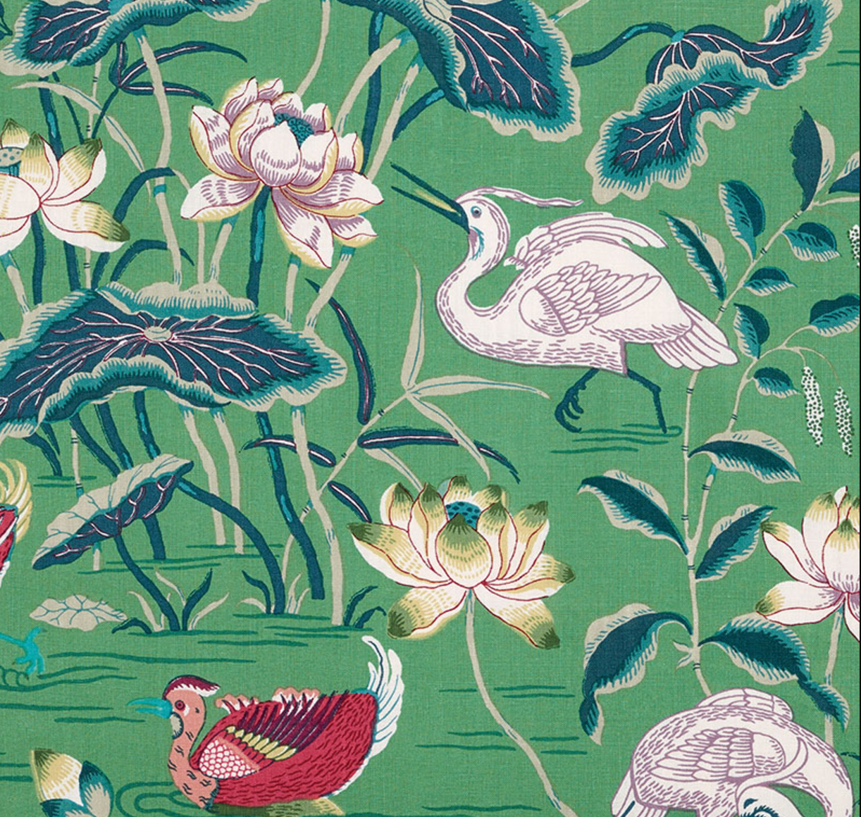 Lotus Garden Fabric