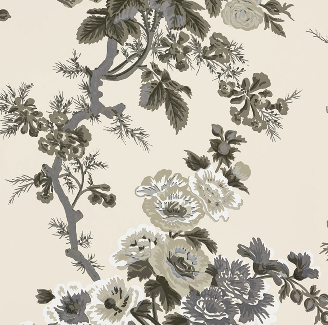 Pyne Hollyhock Wallpaper