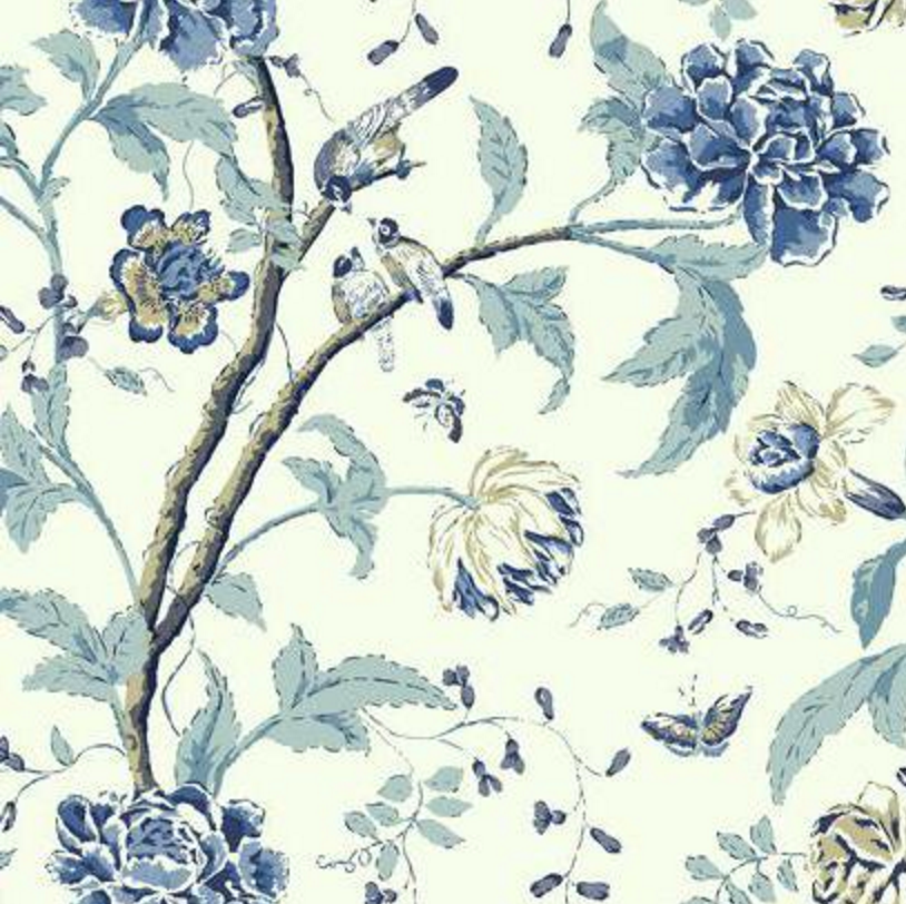 Teahouse Floral Wallpaper