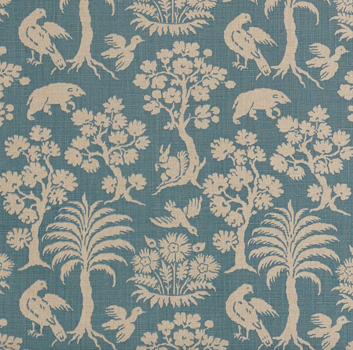 Woodland Silhouette Fabric