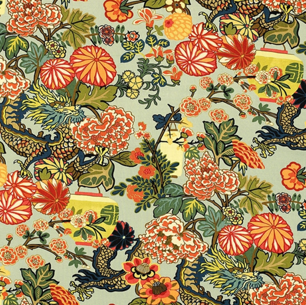 Chiang Mai Dragon Fabric