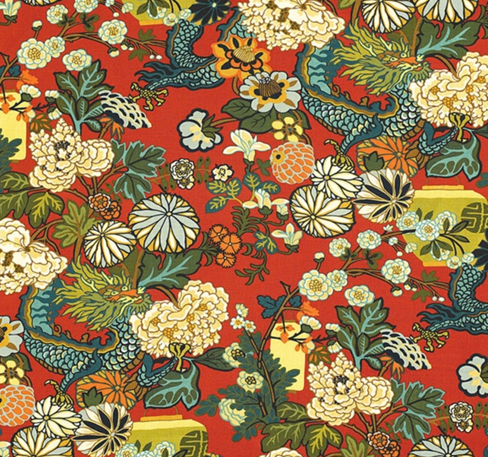 Chiang Mai Dragon Fabric