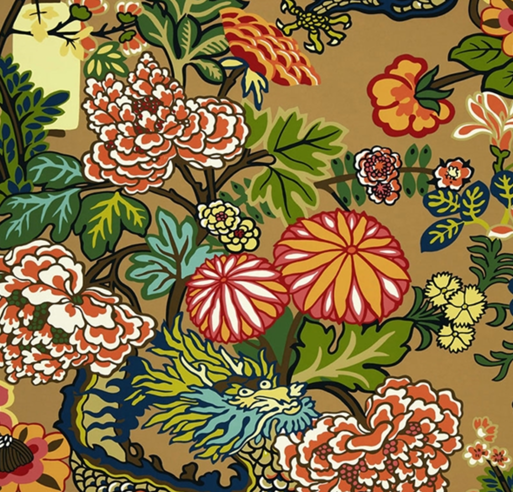 Chiang Mai Dragon Fabric