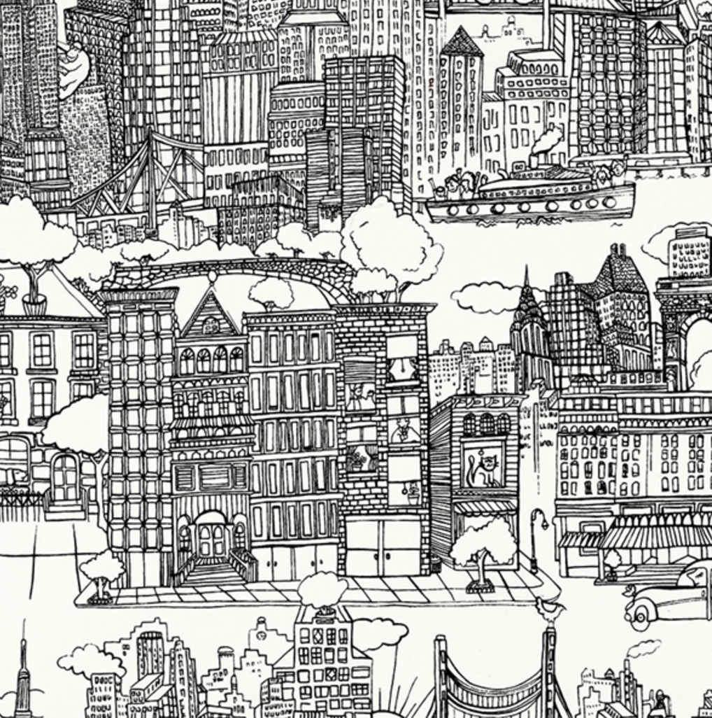 New York New York Fabric