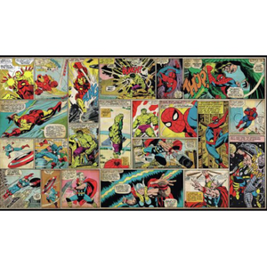 Marvel Comic Strip Mural