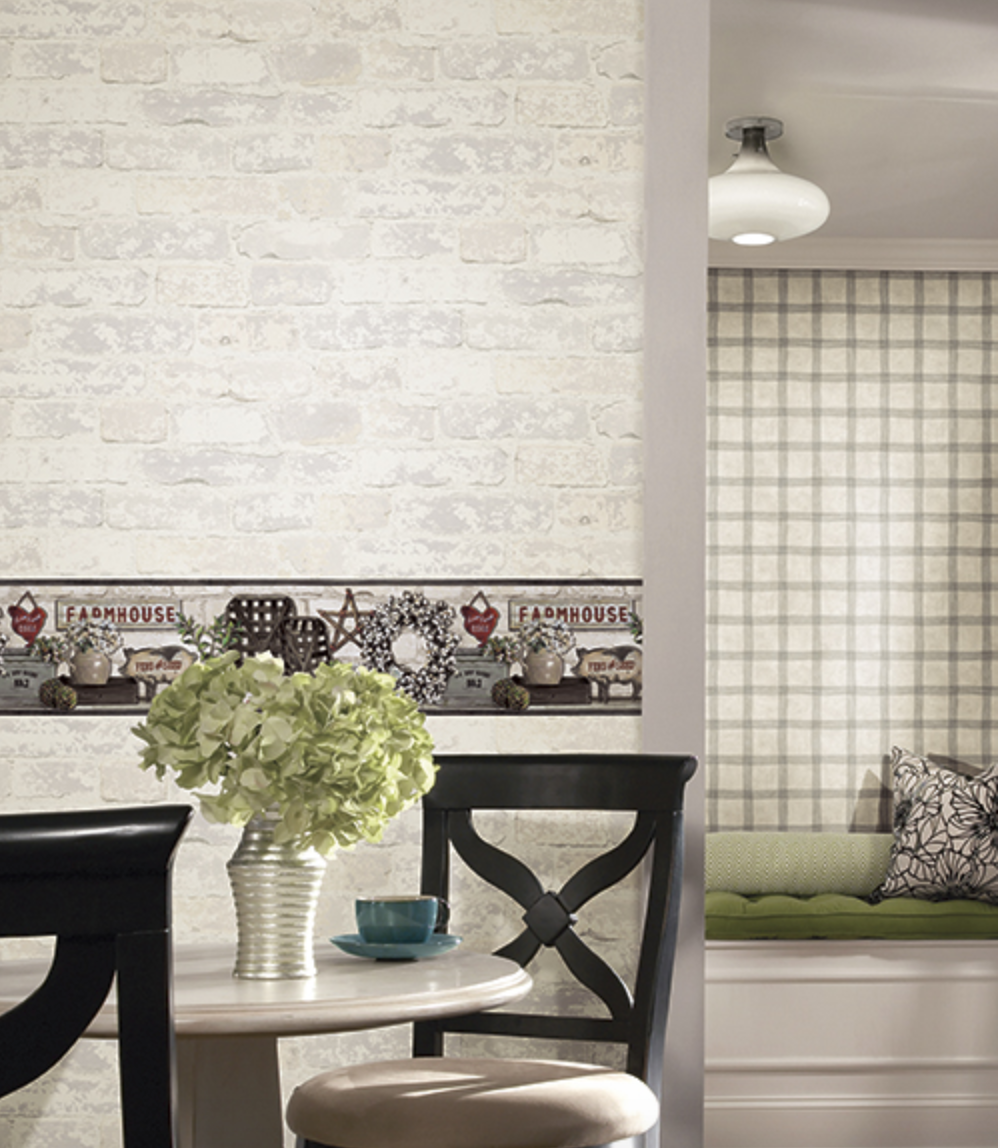 Stucco Brick Wallpaper