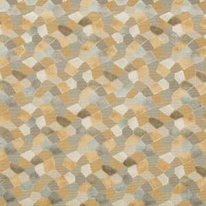 Modern Mosaic Velvet Fabric