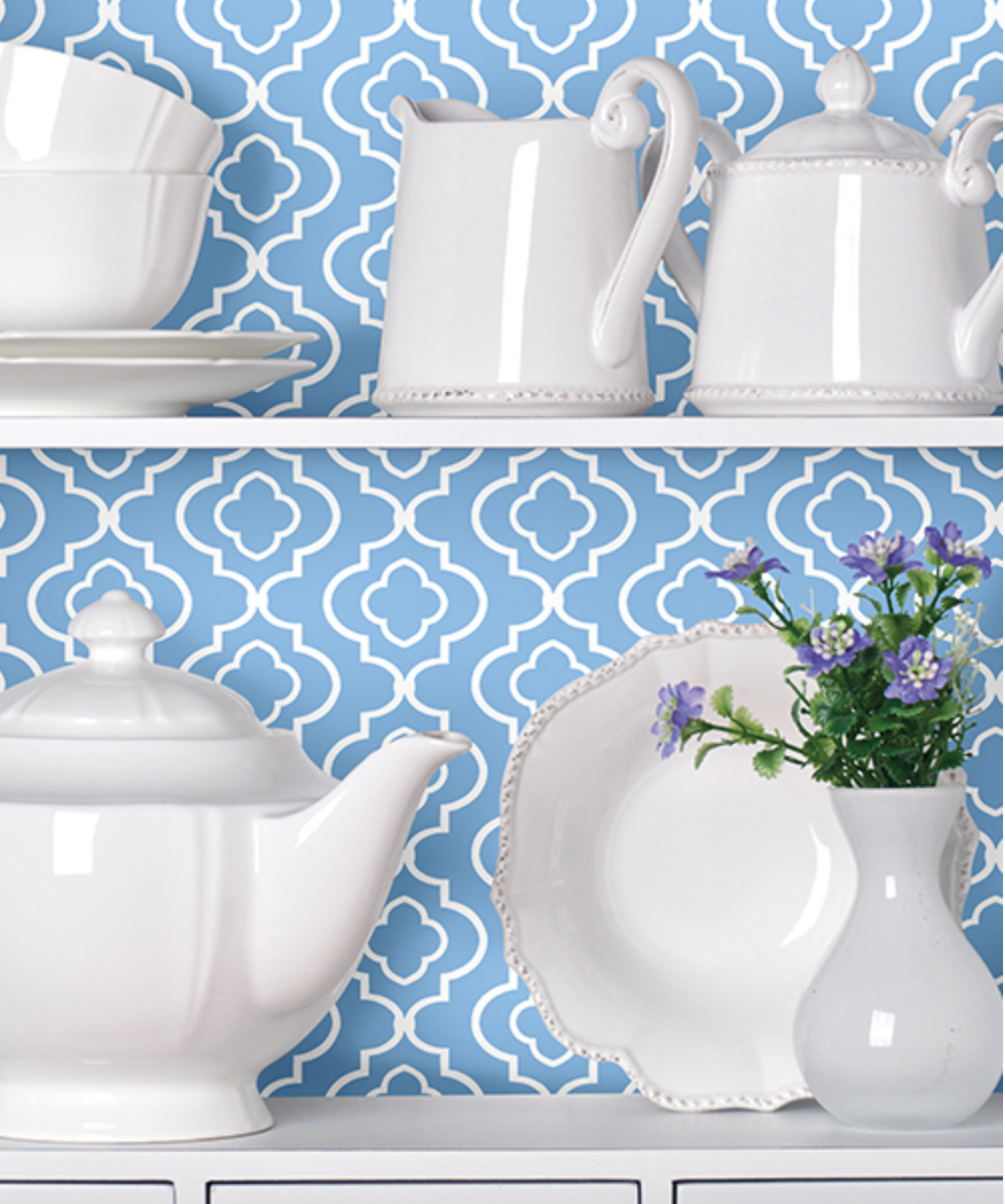 Small Trellis Wallpaper