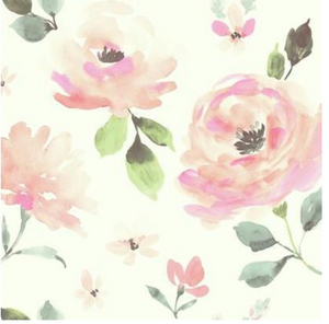 Watercolor Blooms Wallpaper
