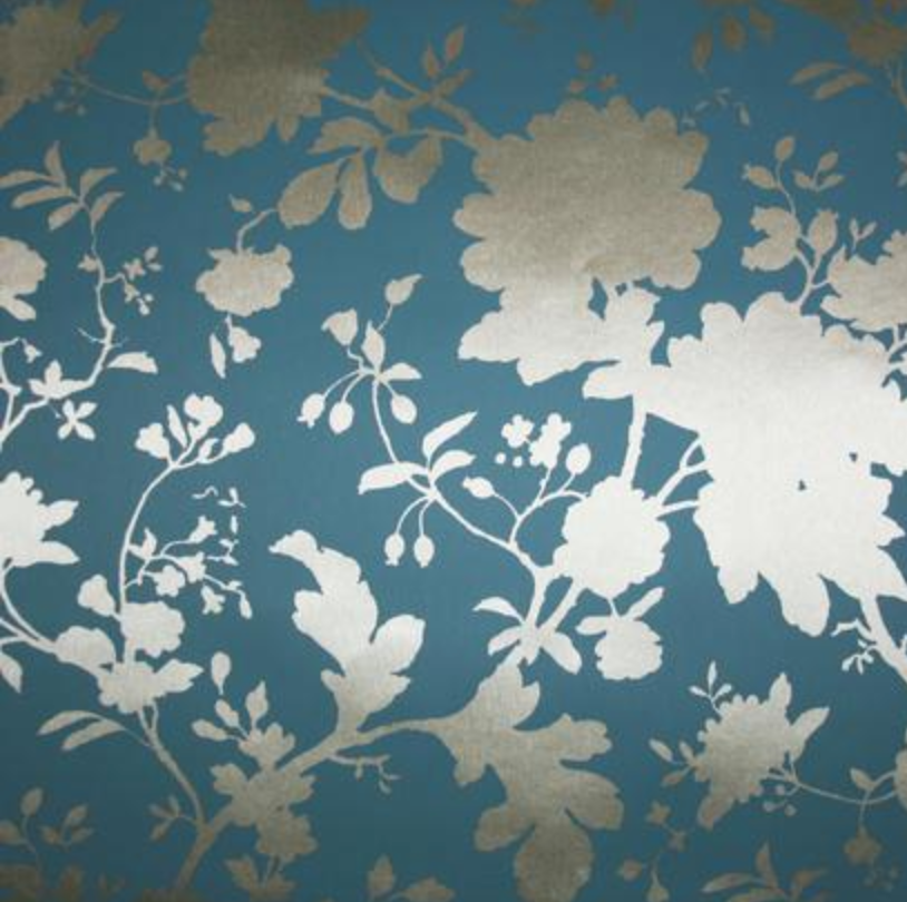 Scenic Garden Silhouette Wallpaper