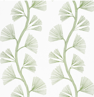 Ginkgo Embroidered Fabric