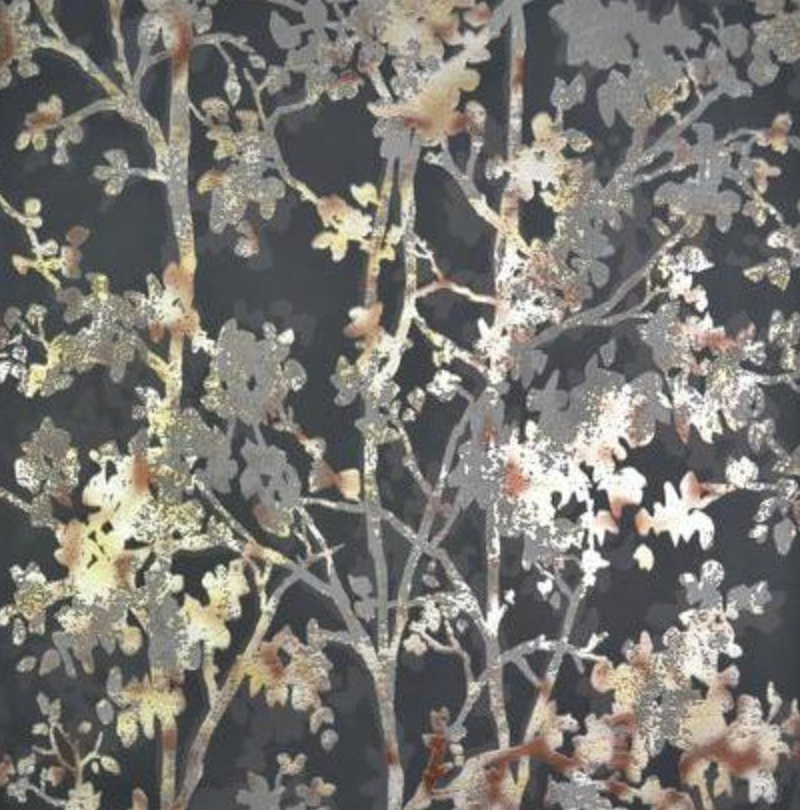 Shimmering Foliage Wallpaper