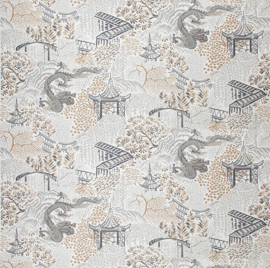 Asian Garden Fabric