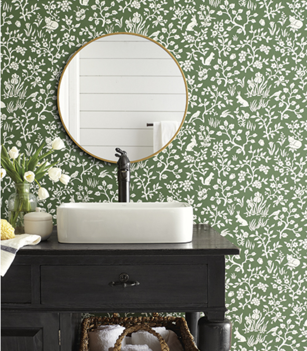 Magnolia Home Fox and Hare Wallpaper