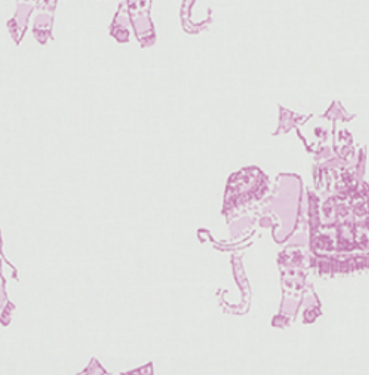 Elephants on Parade Roman Shade