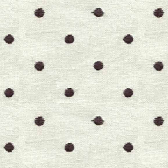 Polka Dot Flat Roman Shade