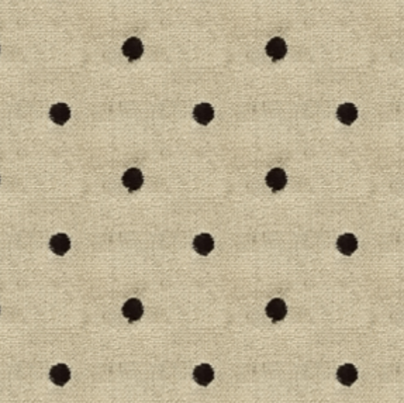 Polka Dot Flat Roman Shade