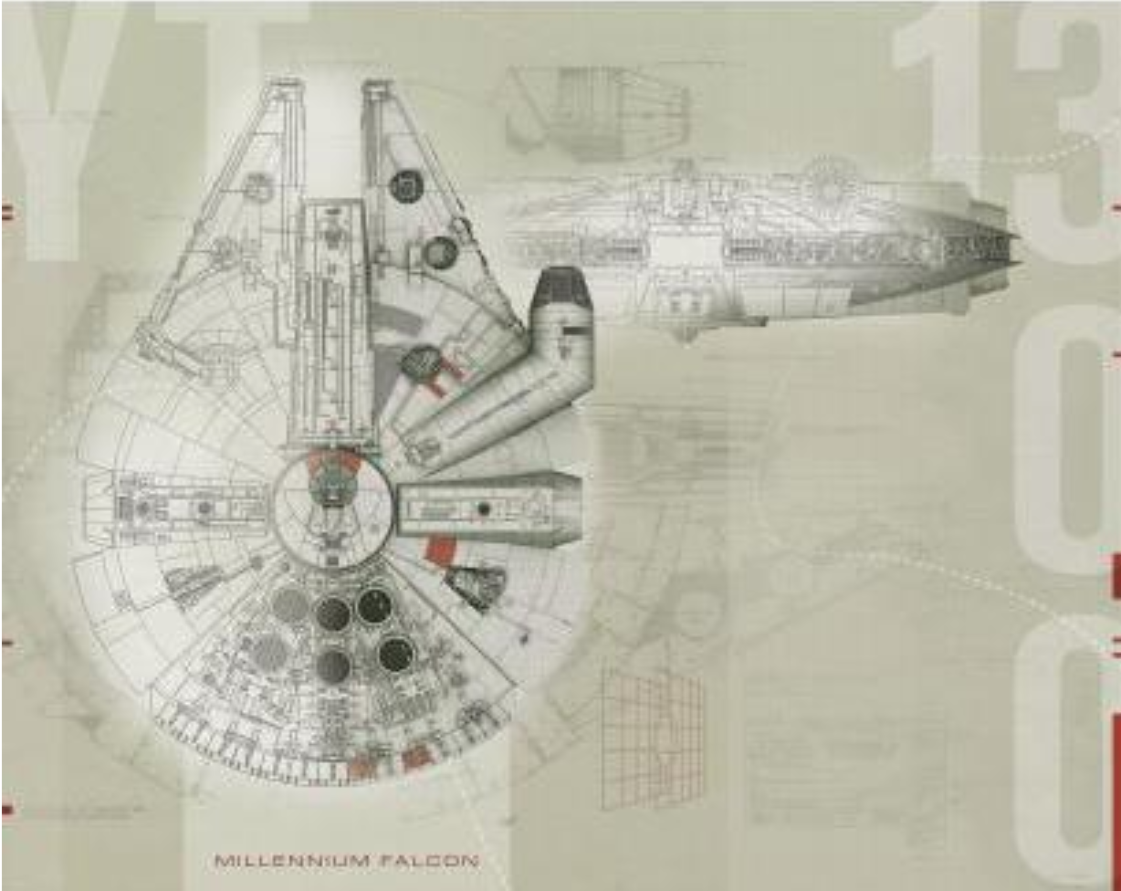 Star Wars Millennium Mural