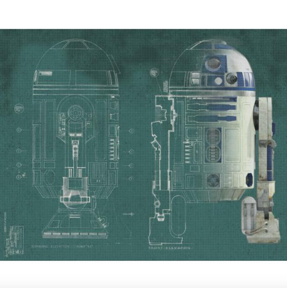 Star Wars R2D2 Mural