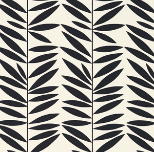 Leaf Stripe Wallpaper