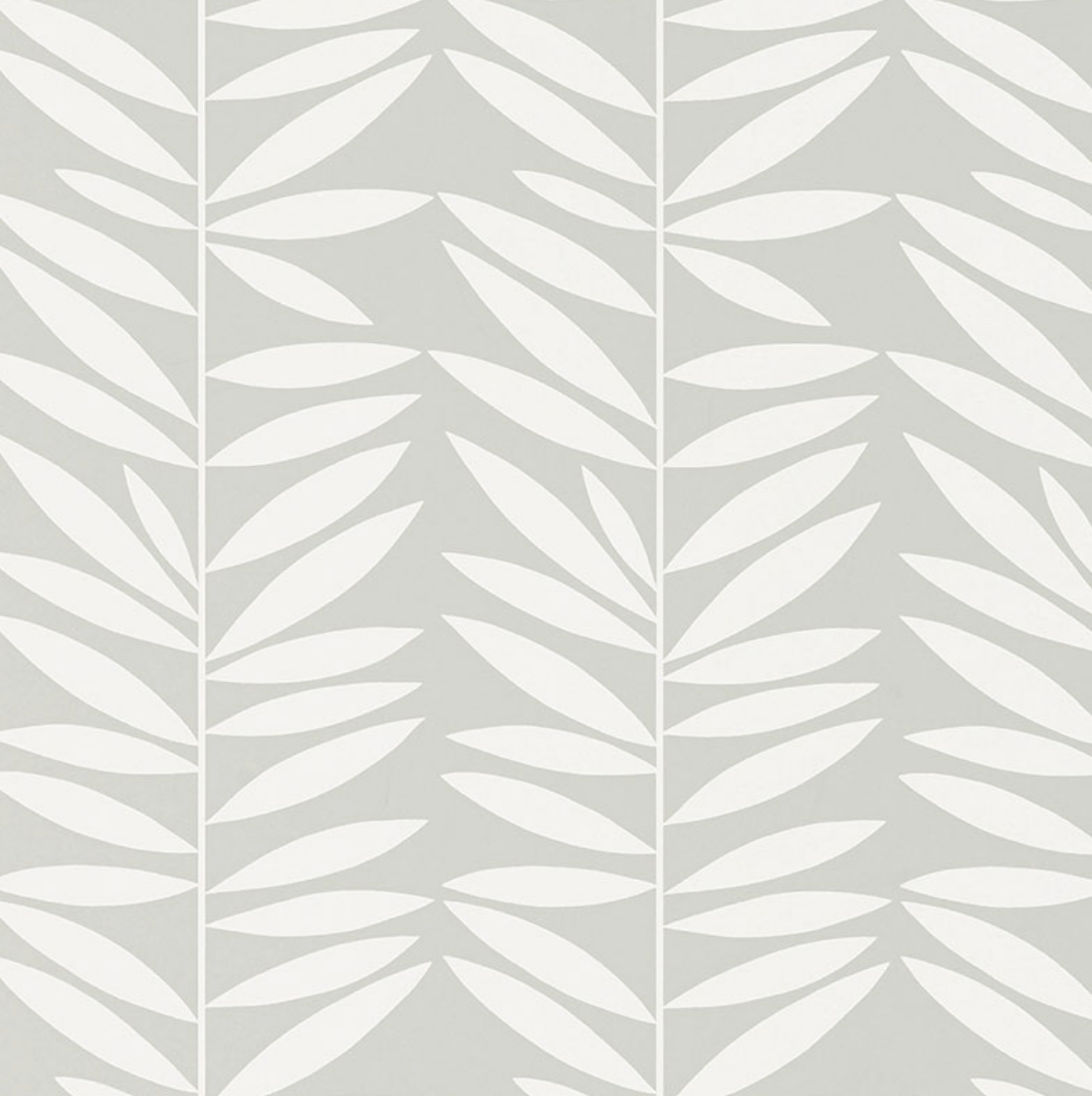 Leaf Stripe Wallpaper
