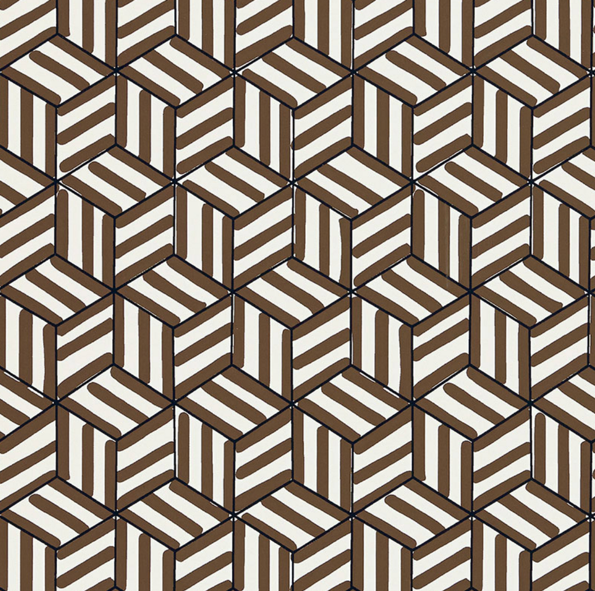 Tumbling Blocks Wallpaper