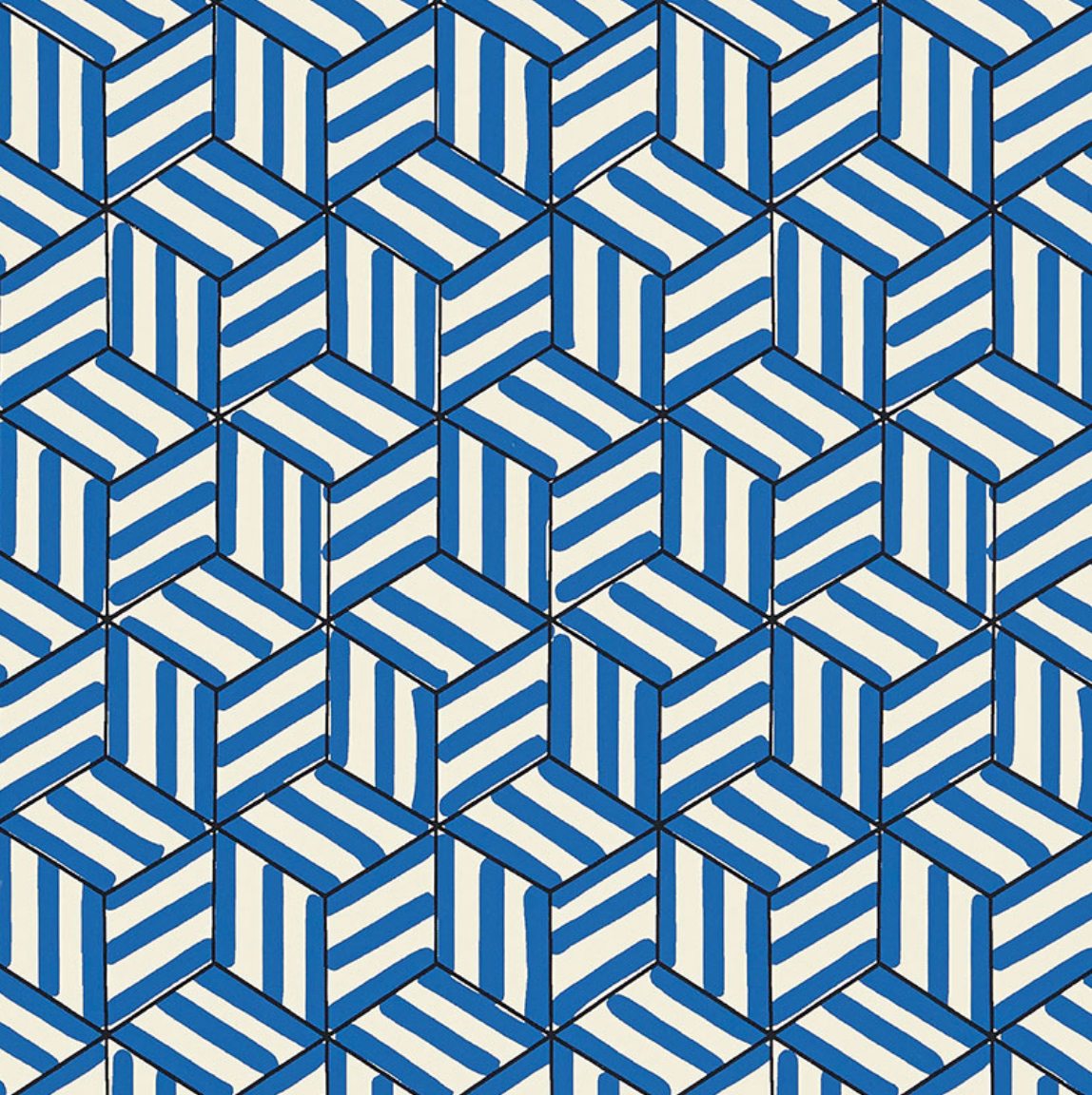 Tumbling Blocks Wallpaper