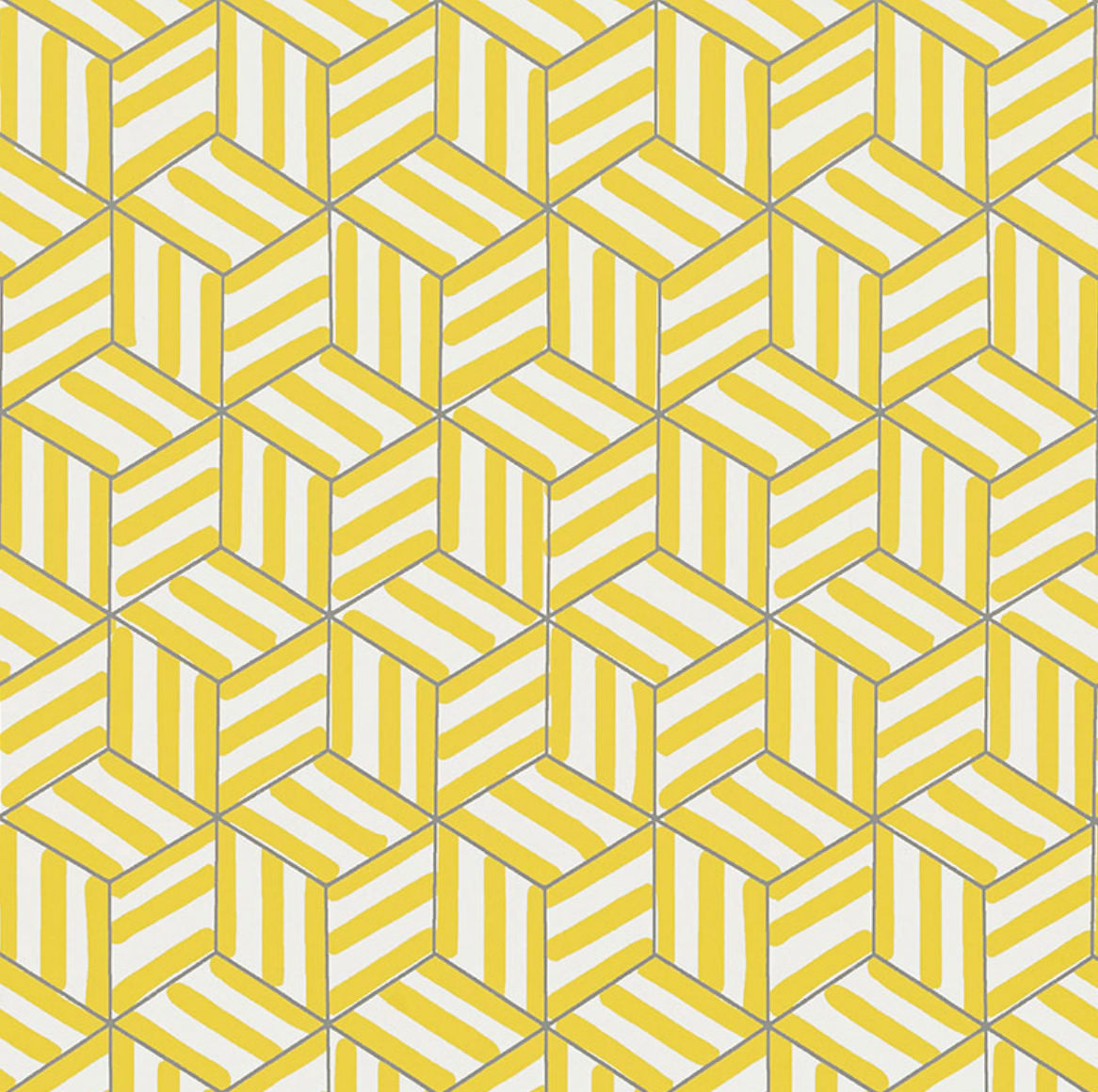 Tumbling Blocks Wallpaper