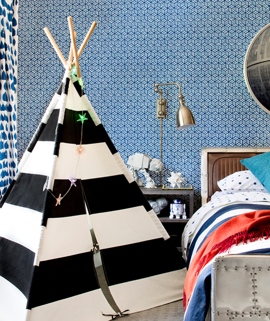 Tumbling Blocks Wallpaper