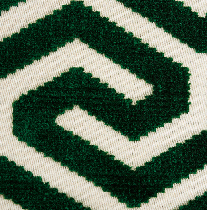 Ming Fret Velvet Fabric